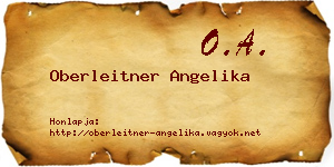 Oberleitner Angelika névjegykártya